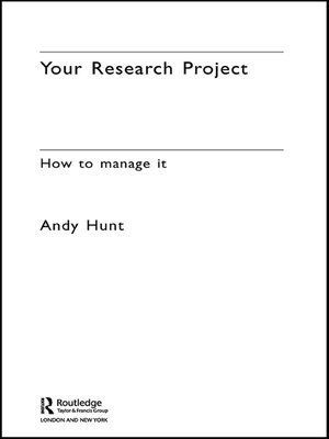 cover image of Your Research Project